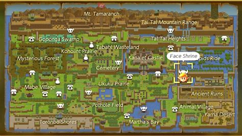 Zelda Link's Awakening Switch Map