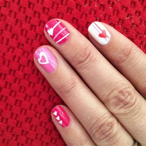 Love Heart Nail Art with your Cricut | Heart nail art, Simple nail art designs, Heart nails