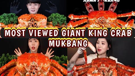GIANT KING CRAB EATING CHALLENGE #giant #king #crab #eating #challenge #viral #seafood - YouTube