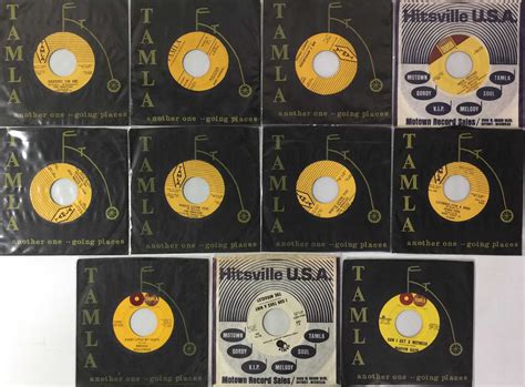 Lot 107 - TAMLA MOTOWN - US 7" PACK