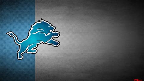 Download Detroit Lions Blue and Gray Logo Wallpaper | Wallpapers.com