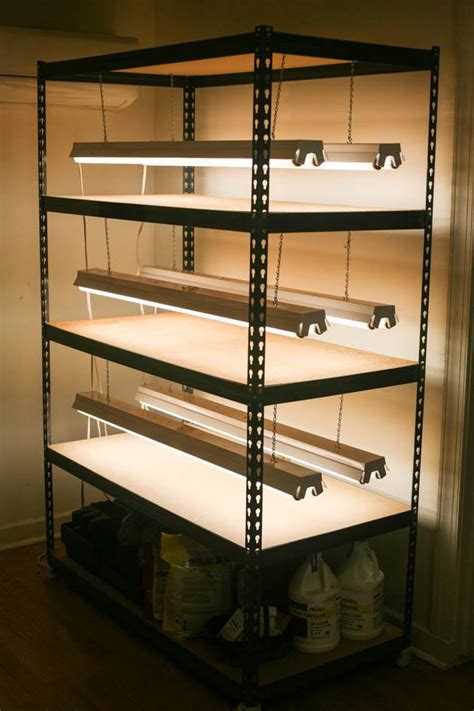 DIY Grow Light Stand For Indoor Seed Starting | Grow light stand, Indoor grow lights, Indoor farming