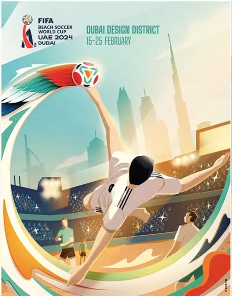 Official Poster revealed for FIFA Beach Soccer World Cup UAE 2024 Dubai ...