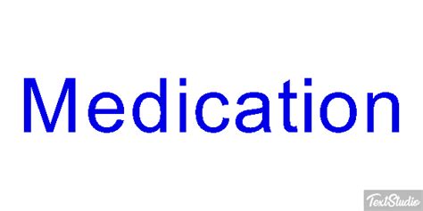 Medication Word Animated GIF Logo Designs