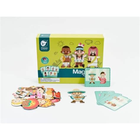 Classic World Magnetic People of the world | CXC Toys & Baby Stores