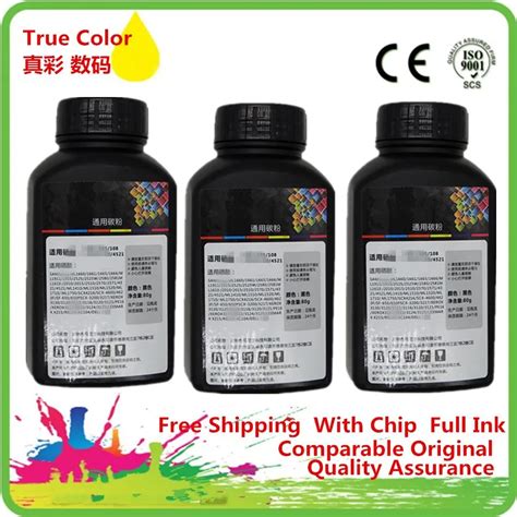 3 Pack 100G Original black Refill Printer Toner Powder Kit Kits For HP ...