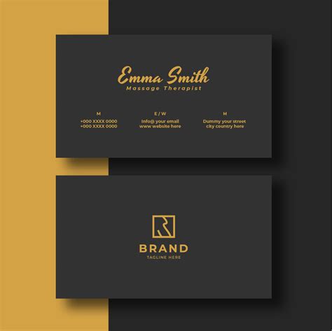 Creative Minimalist Business Card Design - TemplateMonster