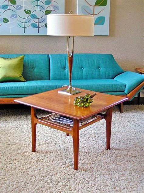 Genius Coffee Table Ideas to Copy (23) Mid Century Modern Living, Mid Century Living Room, Mid ...