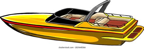 Cartoon Motor Boat Clipart - pic-mayonegg