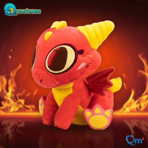 Fire Dragon Qreatures Plush - Entertainment Earth