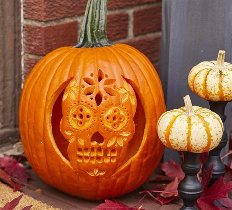 22 Free Face Stencils for Fun Halloween Pumpkin Carving | Better Homes ...