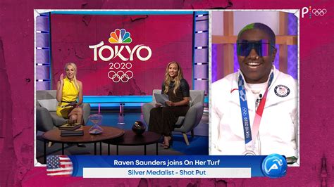 On Her Turf: Raven Saunders dedicates shot put silver | NBC Olympics