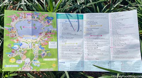 NEW Flower & Garden Festival Map Arrives in EPCOT | the disney food blog