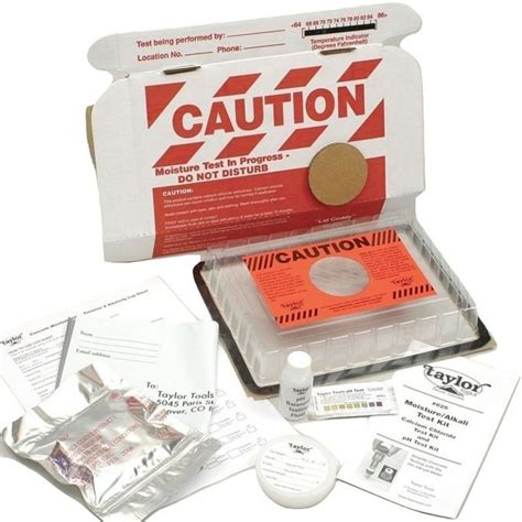 Taylor Tools 625 Calcium Chloride Moisture Test Kit | Tools4Flooring.com