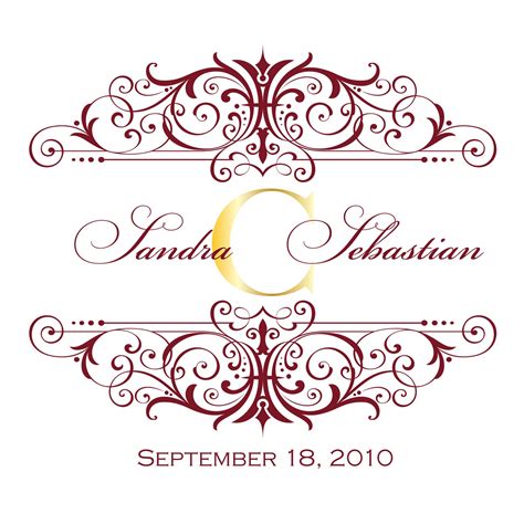 Double Trouble Designs: Wedding Monograms for Sandra