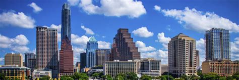 Austin Texas Skyline Cityscape Overlook Downtown Urban Lookout | Navidar