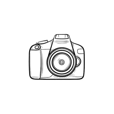 Premium Vector | Camera hand drawn outline doodle icon. Digital ...