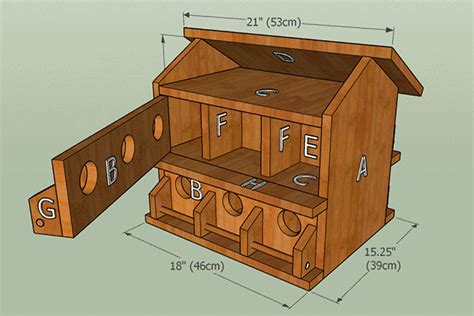 Purple Martin House Plans (Free Printable DIY Directions) – DIY Projects, Patterns, Monograms ...