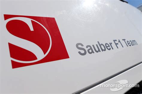 Sauber F1 Team logo at February Jerez testing