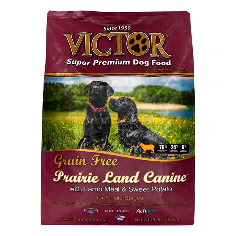 Victor Grain-Free Prairie Land Lamb Dry Dog Food, 15 lb - Walmart.com ...