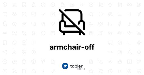 armchair-off icon