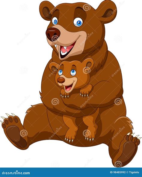 Mom Bear Cartoon