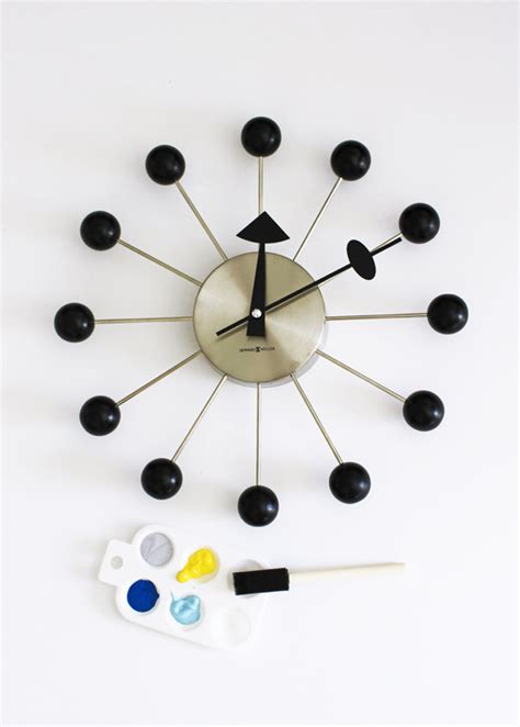 "DIY" Colorful Ball Clock | At Home In Love