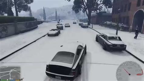 SNOW in GTA 5! (SINGLEPLAYER SNOW MOD) - YouTube