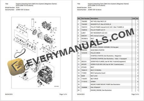 Bobcat S570 AZNB11001 & Above Parts Catalog