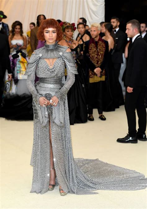 Zendaya Arrived As Joan Of Arc At The 2018 Met GalaHelloGiggles