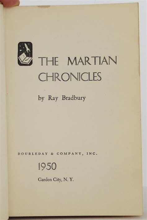 The Martian Chronicles | Ray Bradbury | 1st Edition