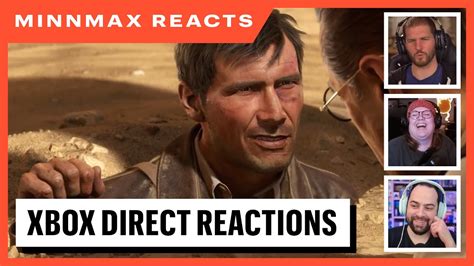 Xbox's Developer Direct (Indiana Jones Trailer) - MinnMax's Live Reaction - YouTube