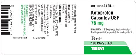 Ketoprofen - FDA prescribing information, side effects and uses