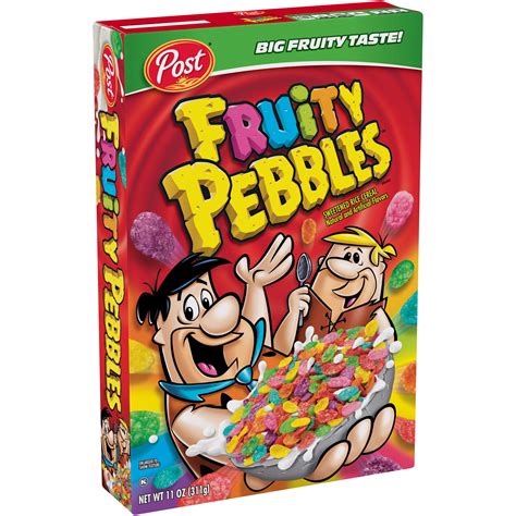 Post Fruity Pebbles Cereal 11 oz. Box - Walmart.com - Walmart.com