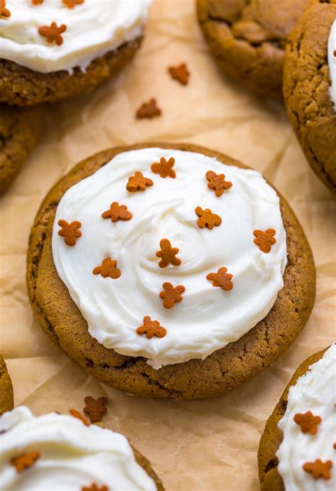 Frosted Gingerbread Cookie Recipe - Baker by Nature