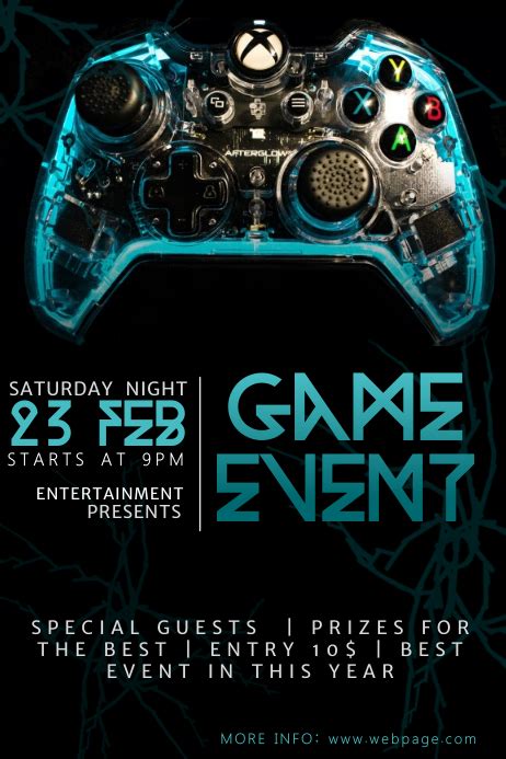 Video Game Event Flyer Template | PosterMyWall