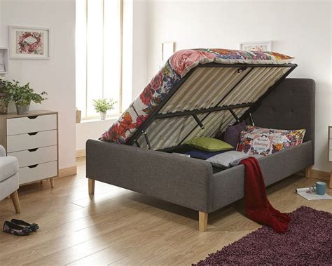 Ashbourne Fabric Ottoman Bed Frame - Bedworld