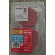 Trader Joe's Butcher Shop Ground Beef Patties: Calories, Nutrition ...