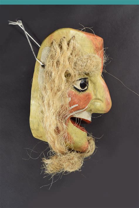 M19-04 Viejito mask with beard, Mexico — Las Manos Magicas Folk Art ...