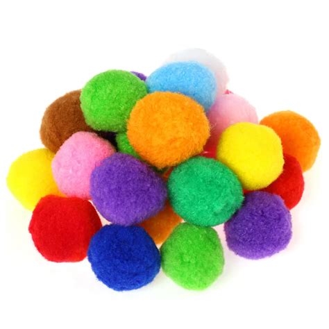 Aliexpress.com : Buy 16pcs 50mm Mini Fluffy Soft Pom Poms Pompoms Ball ...