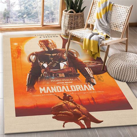 Mandalorian Baby Yoda Ver48 Rug Living Room Rug Home Decor Floor Decor - Camosan Store