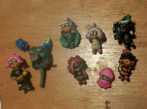 Mem Cakes and some other stuff from Octo Expansion made out of clay | Splatoon Amino