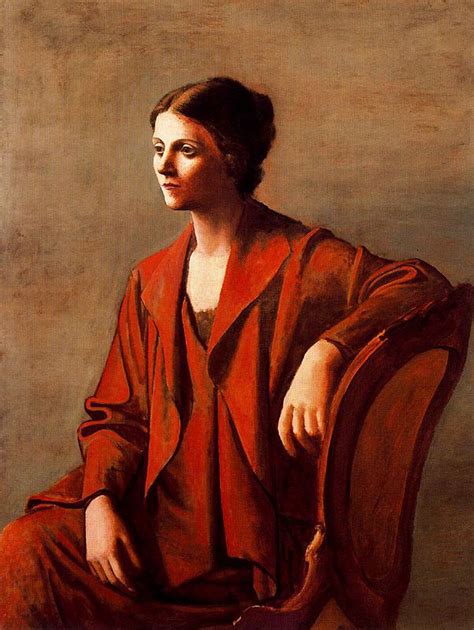 Olga, 1923, Pablo Picasso. (Olga Stepanovna Khokhlova, Russian ...