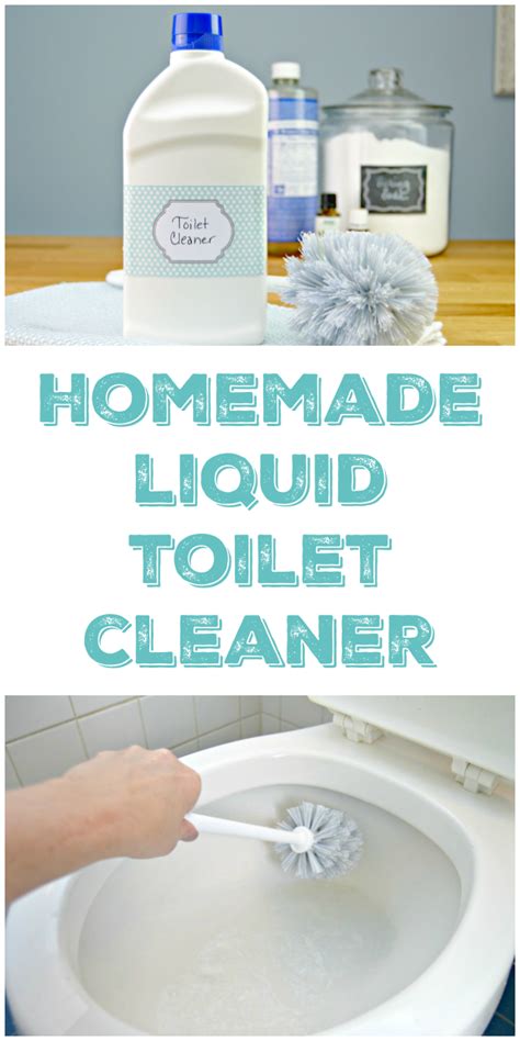 Homemade Toilet Cleaner - Liquid Version - Mom 4 Real