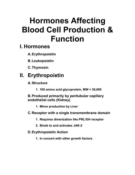 A. Erythropoietin