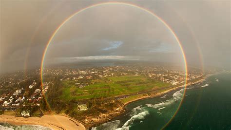 NASA shares full circle rainbow photo