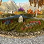 ROUND FLOWER BED V1.0 – FS22 mod