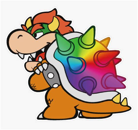 Paper Mario Color Splash Bowser, HD Png Download , Transparent Png ...