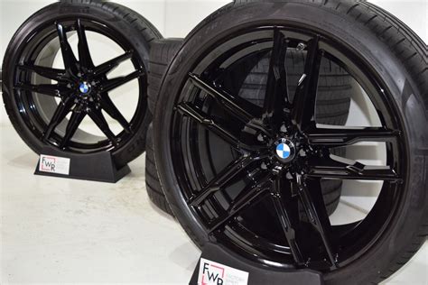 21″ BMW X5 X6 X7 BLACK RIMS WHEELS TIRES FACTORY OEM M RIMS GENUINE F15 ...