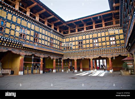 Inside of Paro Dzong, Paro, Bhutan, Asia Stock Photo - Alamy